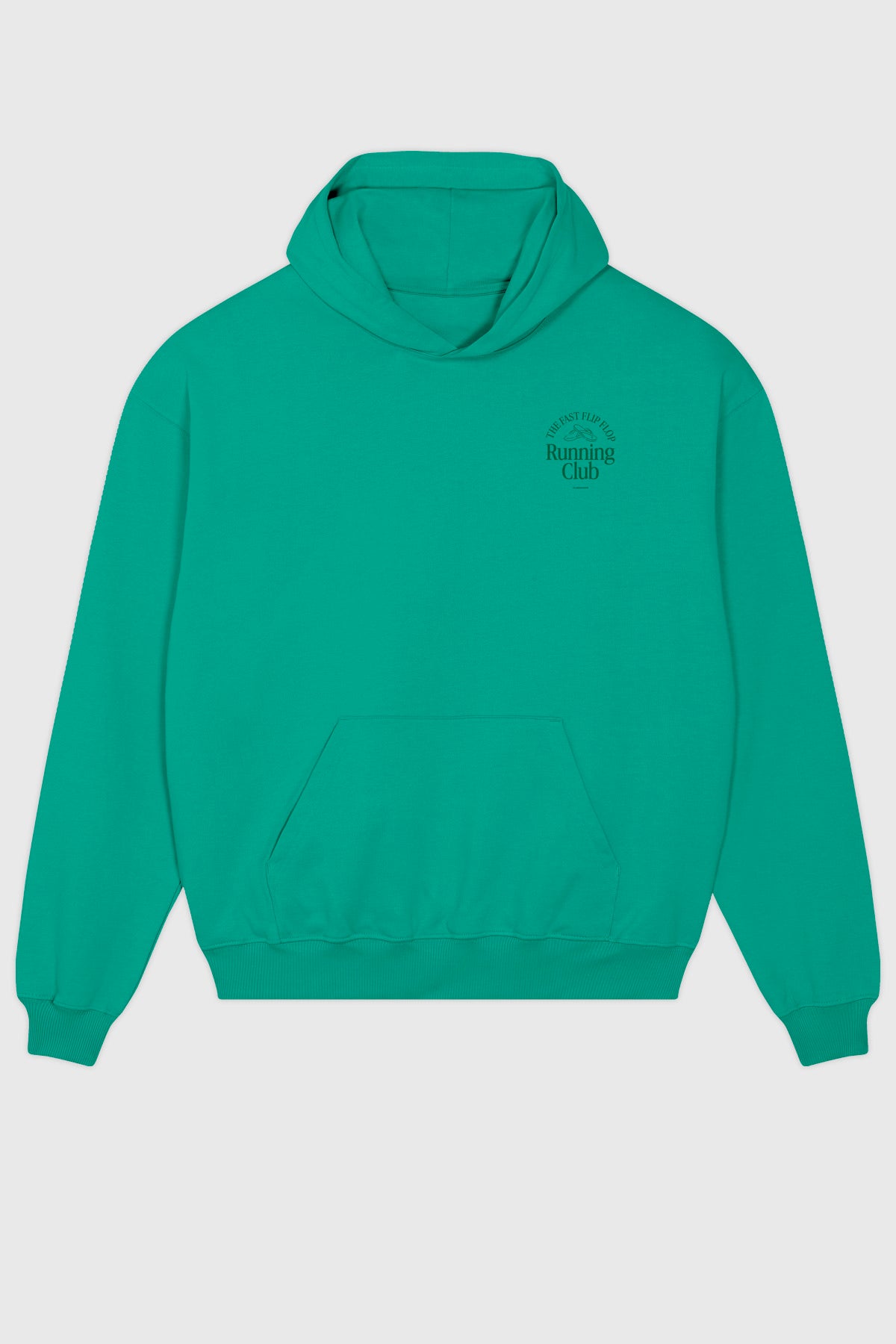Boxy Hoodie "Running Club"