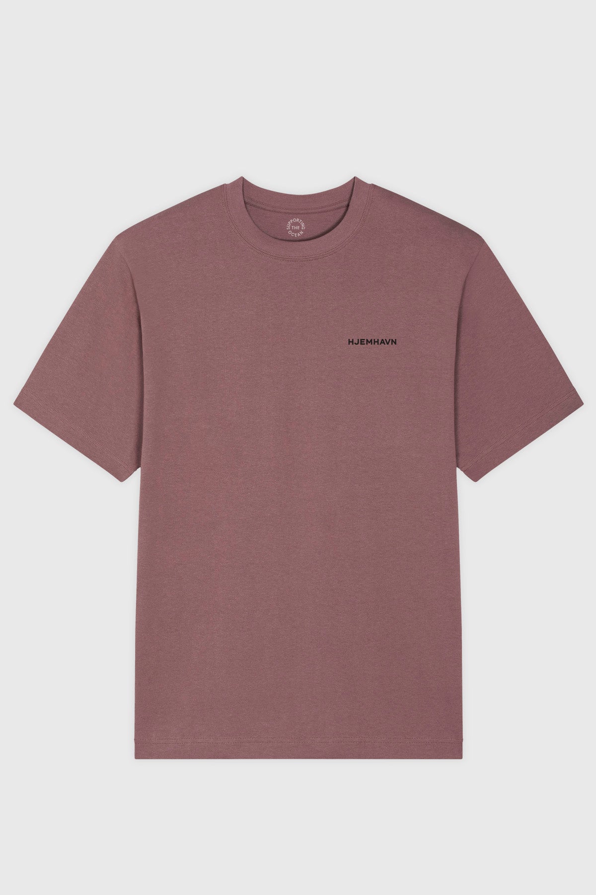 Heavy Weight Tee "Just Listen" - Smokey Mauve