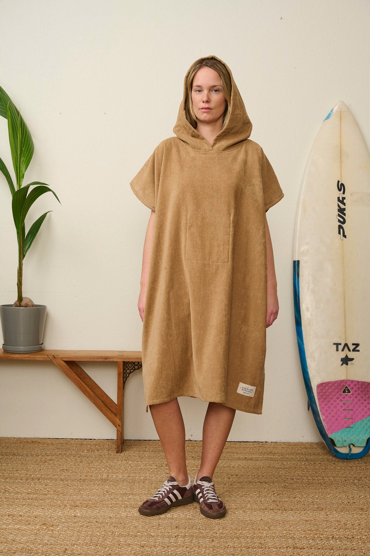 Poncho aus Bio-Baumwolle – Unisex