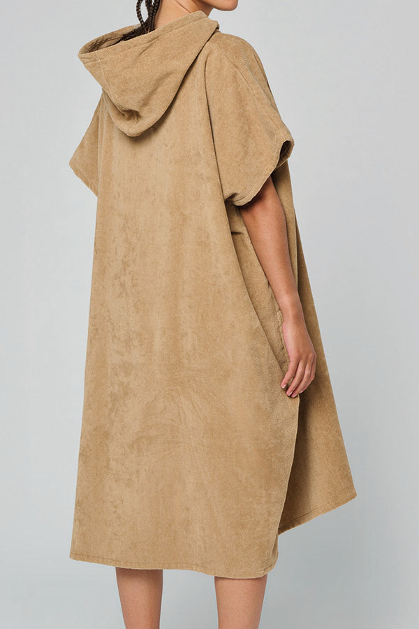 Poncho aus Bio-Baumwolle – Unisex