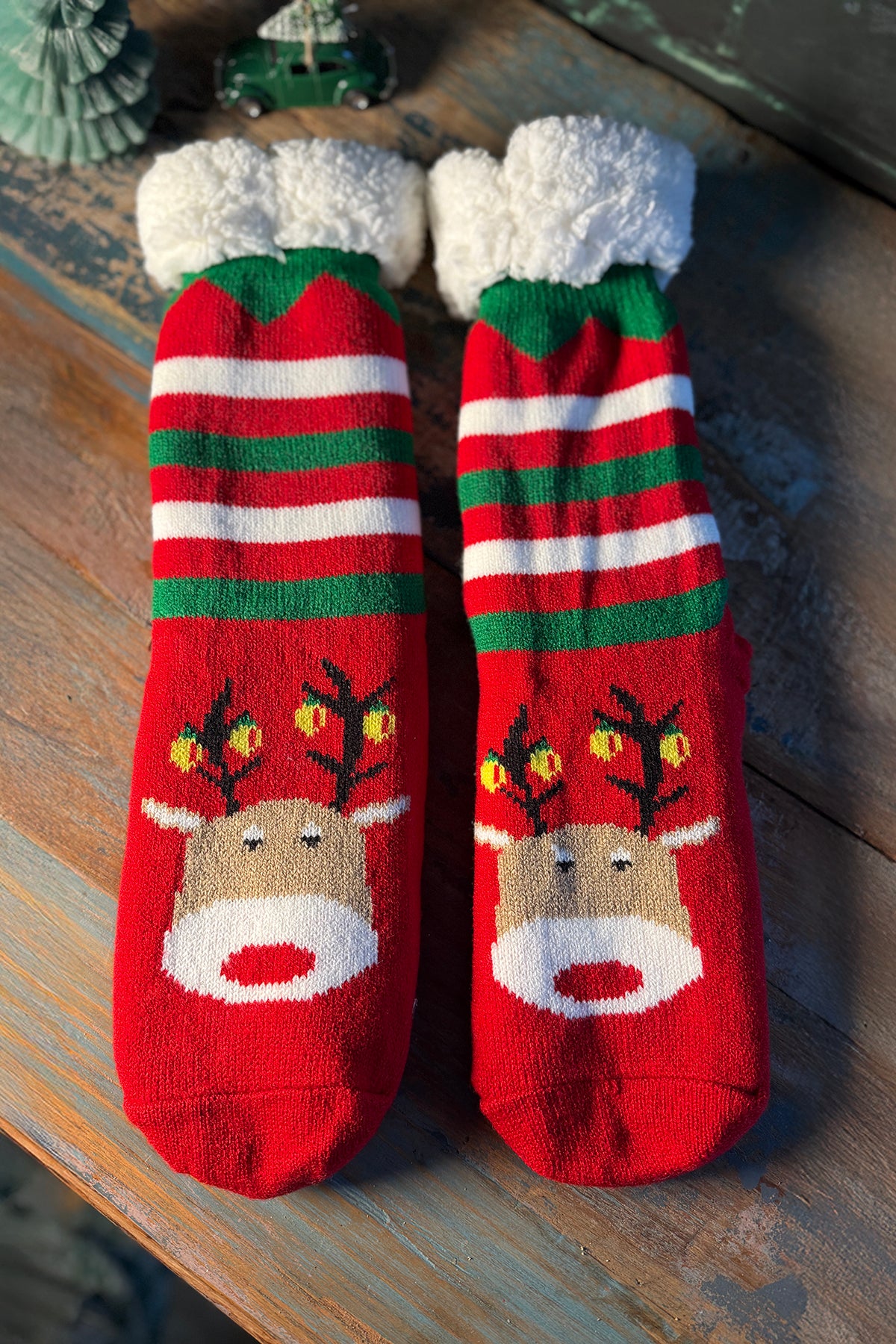 Kuschelige Socken (rutschfest)