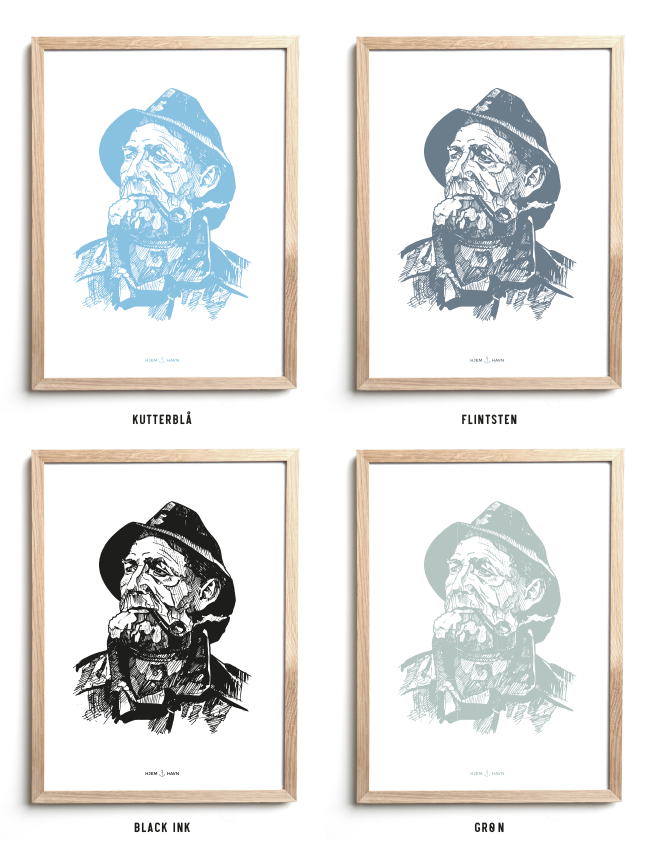 Chefen a.k.a Fiskeren (Plakat) - Hjemhavn Grafiske