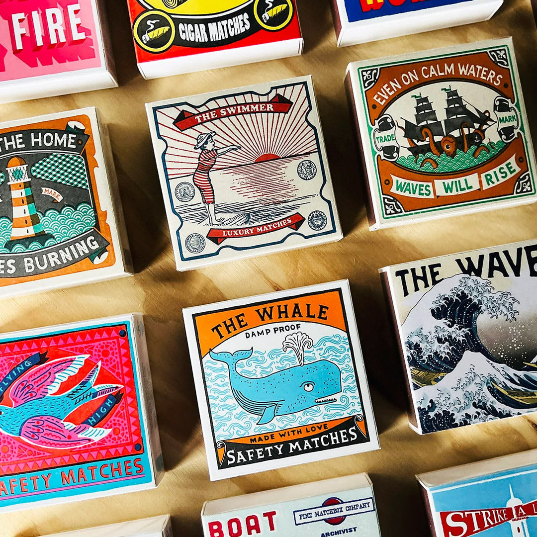 Letterpress Matchboxes