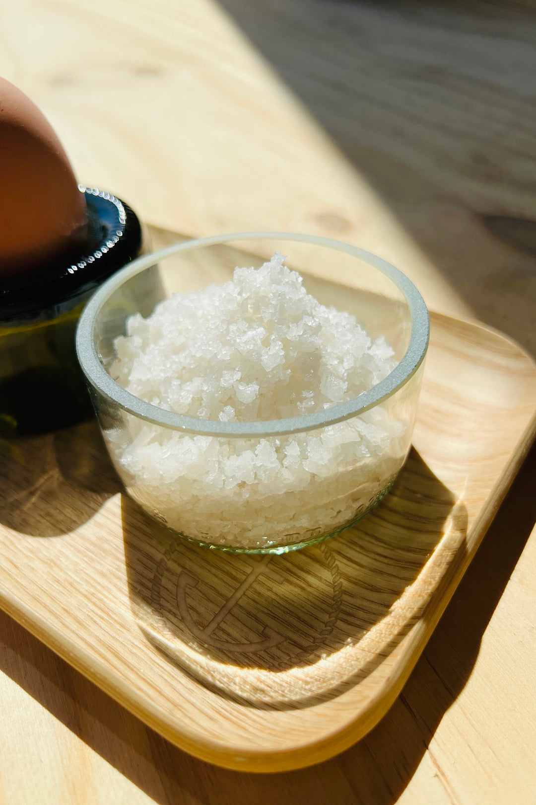 Eierbecher aus Weinflaschen - Upcycling