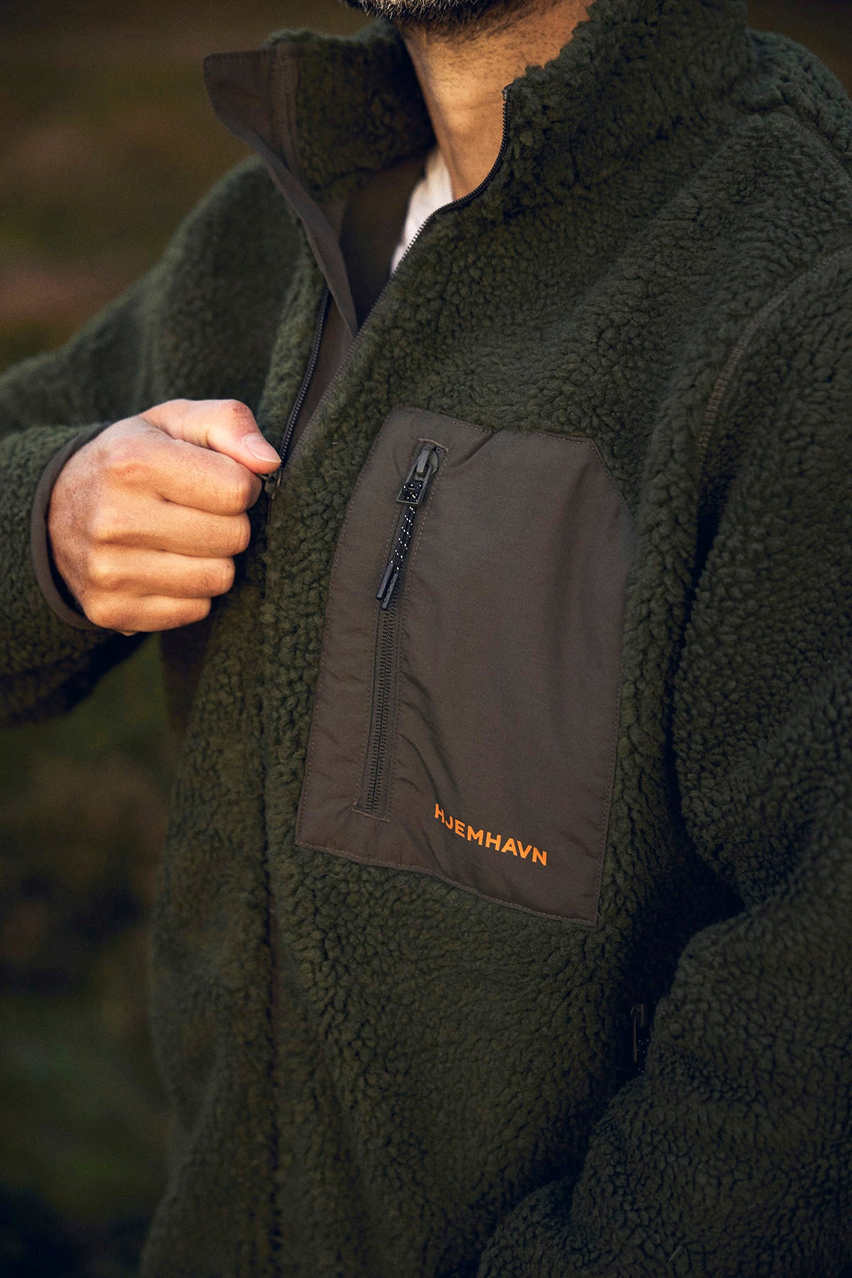 Sherpa-Jacke - Green