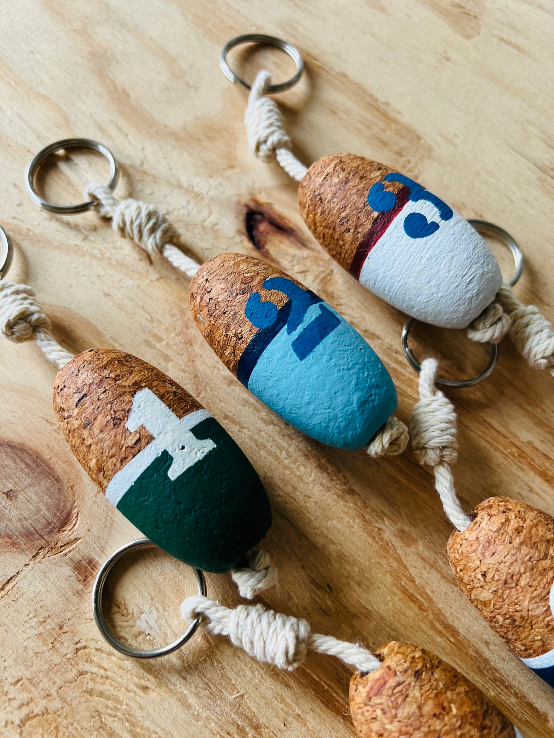 Schlüsselanhänger – Boje mit Zahl