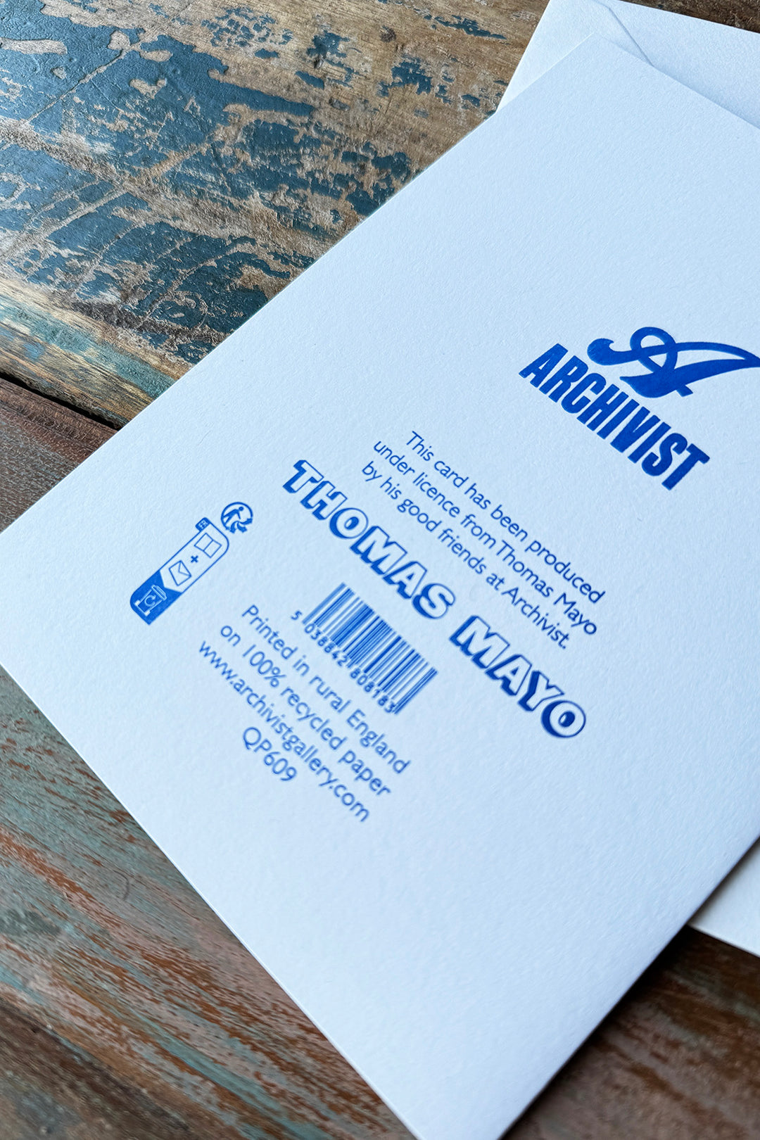 Letterpress Card "Wonder Woman"