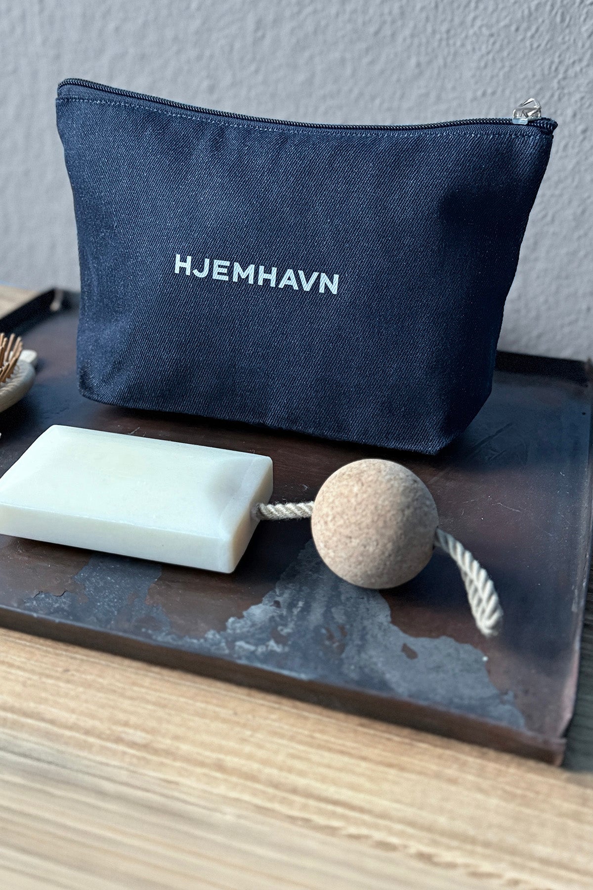 Denim-Accessoire-Tasche