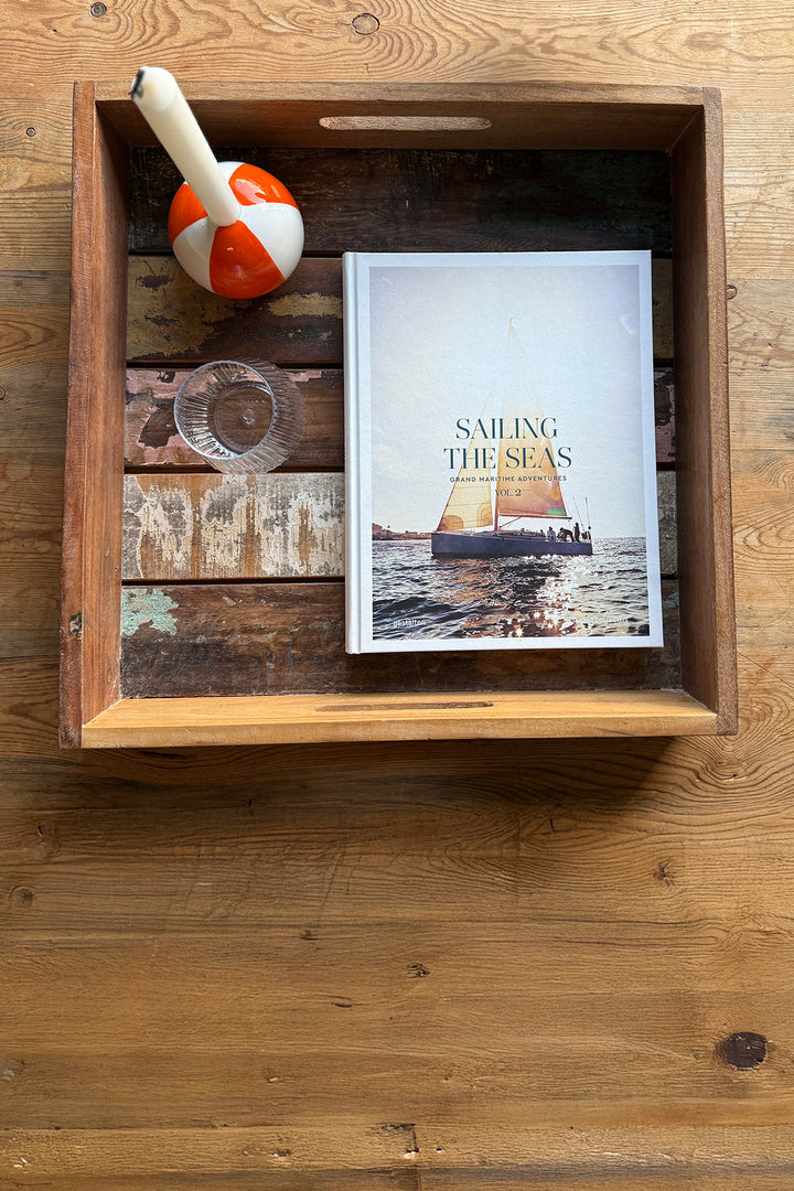 Serviertablett - Recyceltes Holz