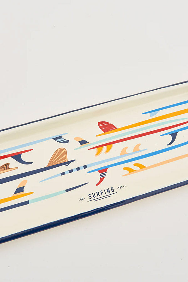 Emailliertes Metalltablett