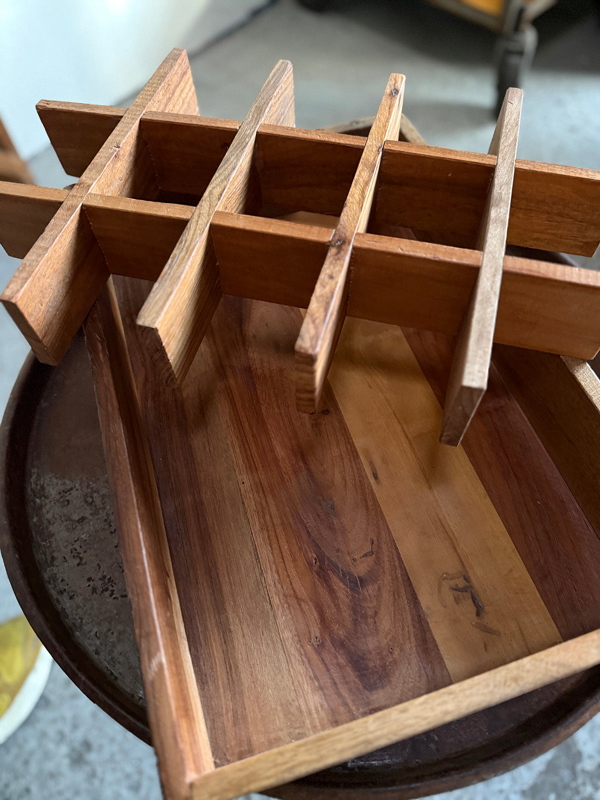 Limonaden-Holzkiste - Recyclingholz