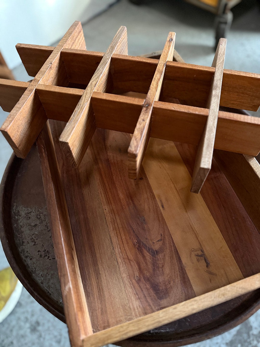 Limonaden-Holzkiste - Recyclingholz