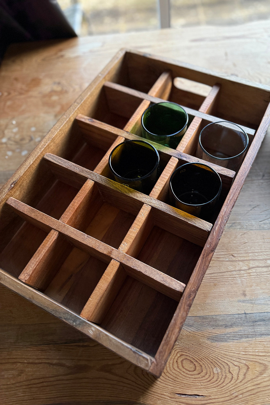 Limonaden-Holzkiste - Recyclingholz