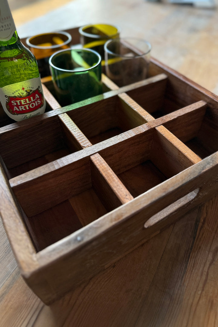 Limonaden-Holzkiste - Recyclingholz