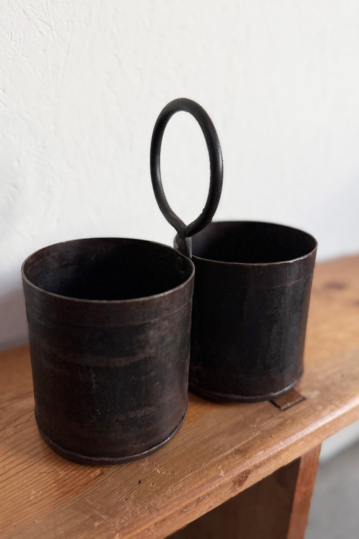 Besteckbehälter - Recyceltes Metall