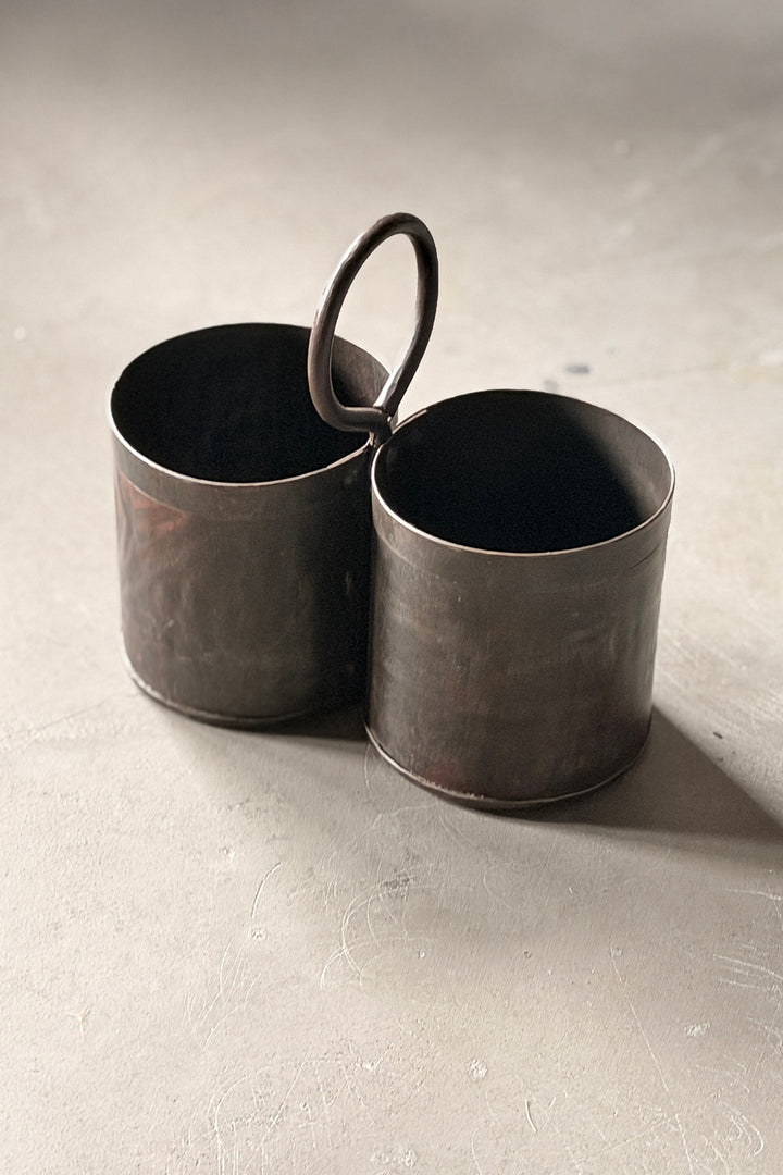Besteckbehälter - Recyceltes Metall