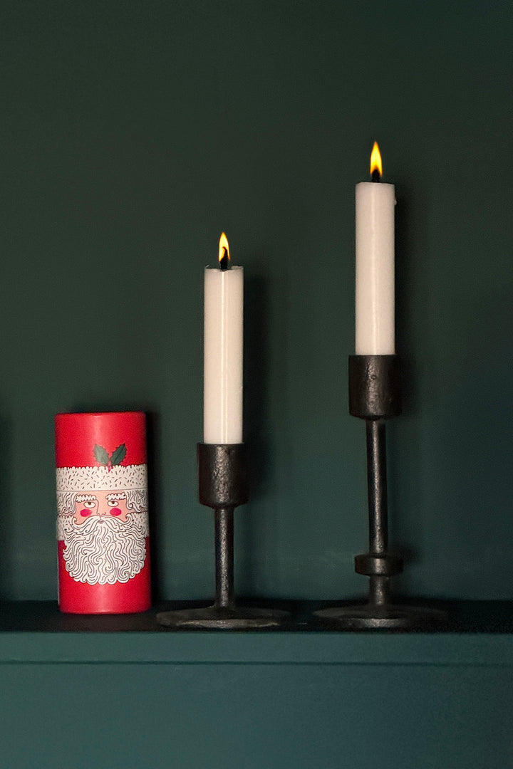 Lysestager - Støbejern (2 stk)