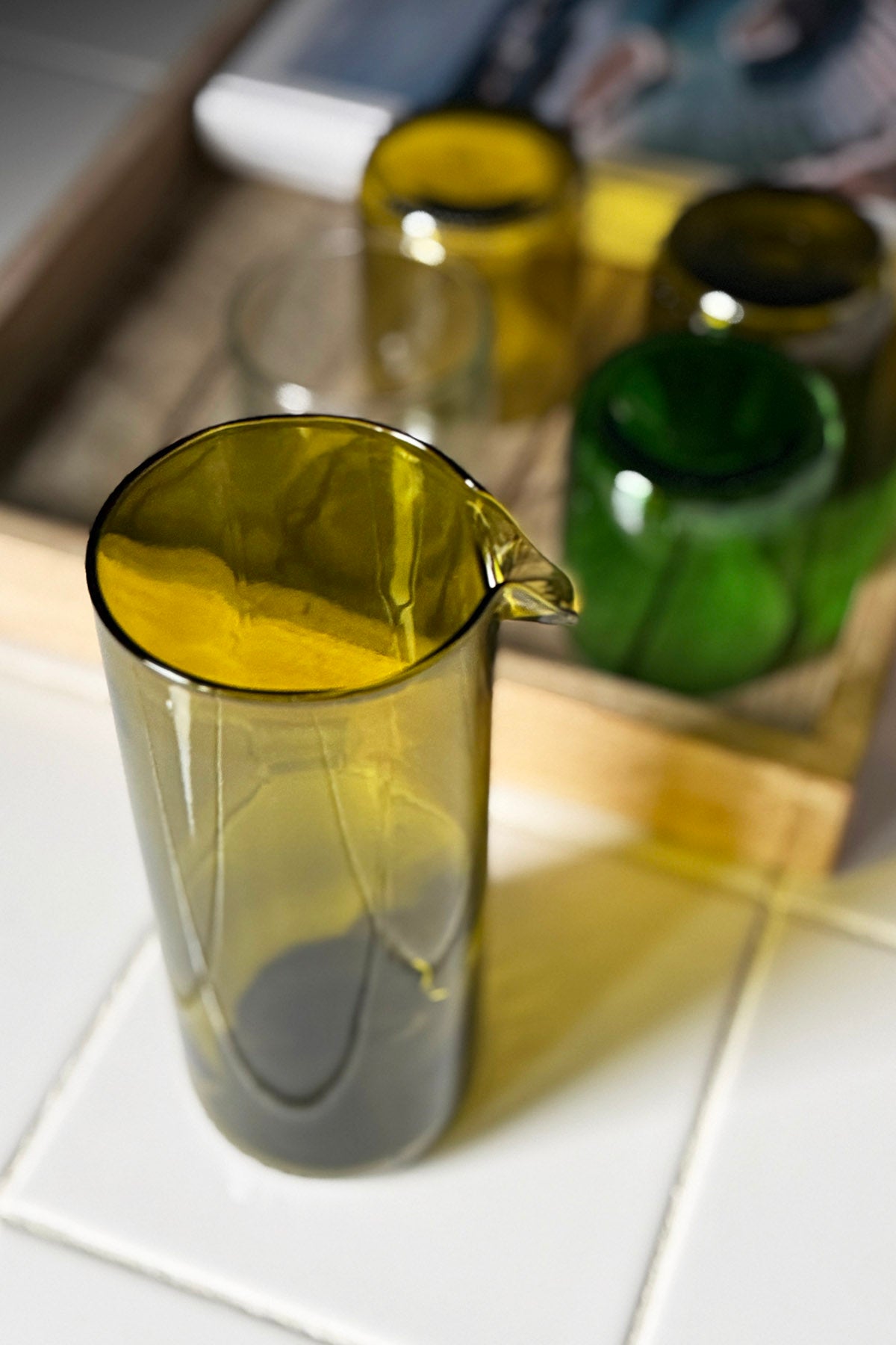 Kande fra vinflasker - Upcycling