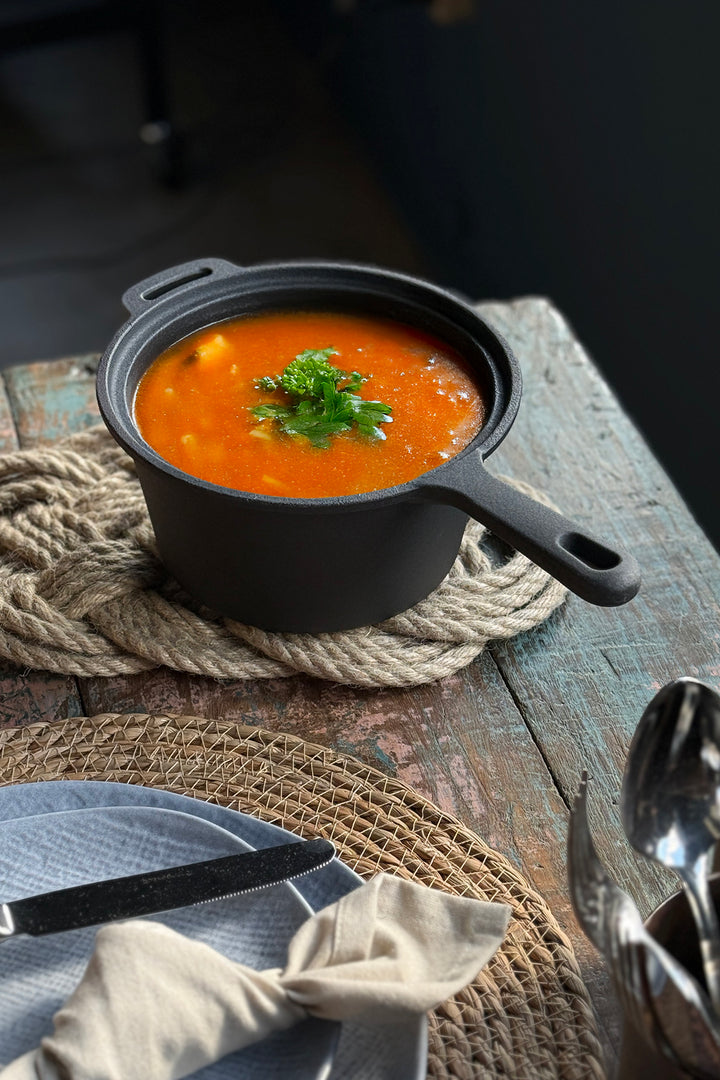 Saucegryde i støbejern (1,5 liter)