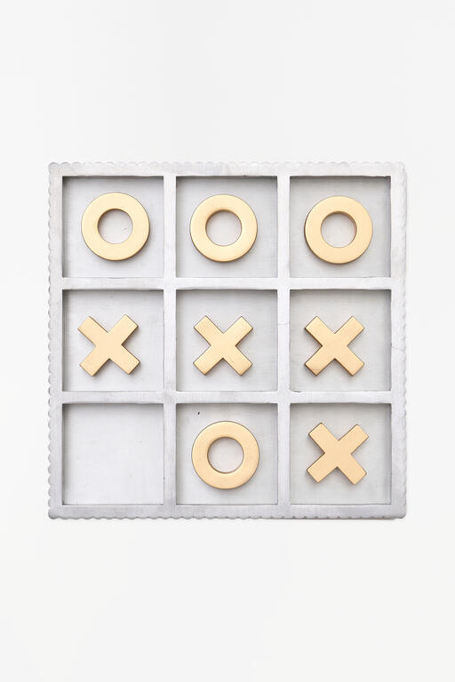 Tic-Tac-Toe Metallspiel