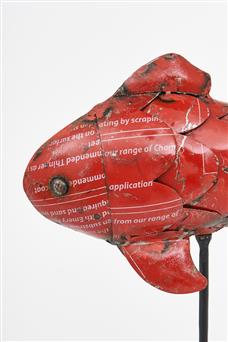 Fisch - Recyceltes Metall