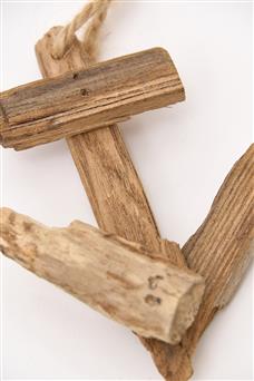 Treibholz "Anker“ und "Segelboot“