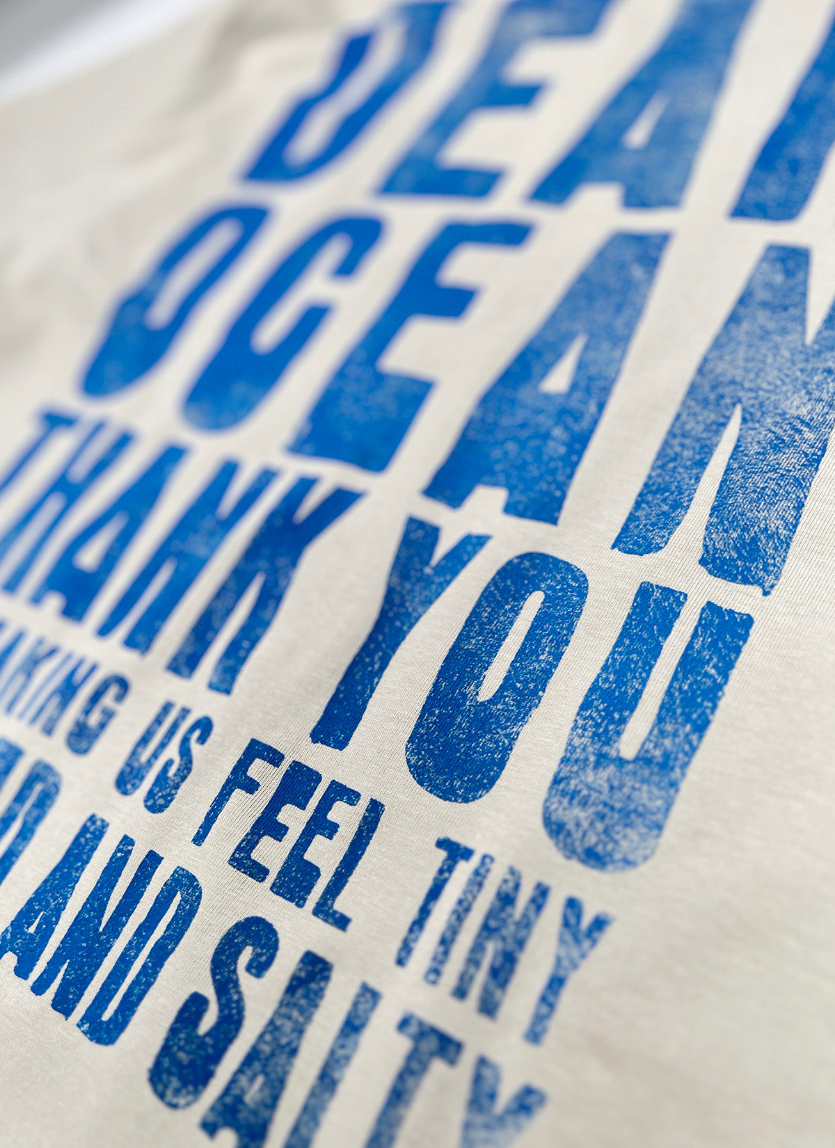 Heavy Weight Tee "Dear Ocean"