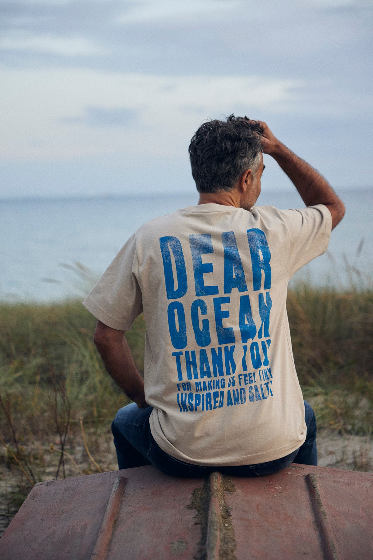 Heavy Weight Tee "Dear Ocean"