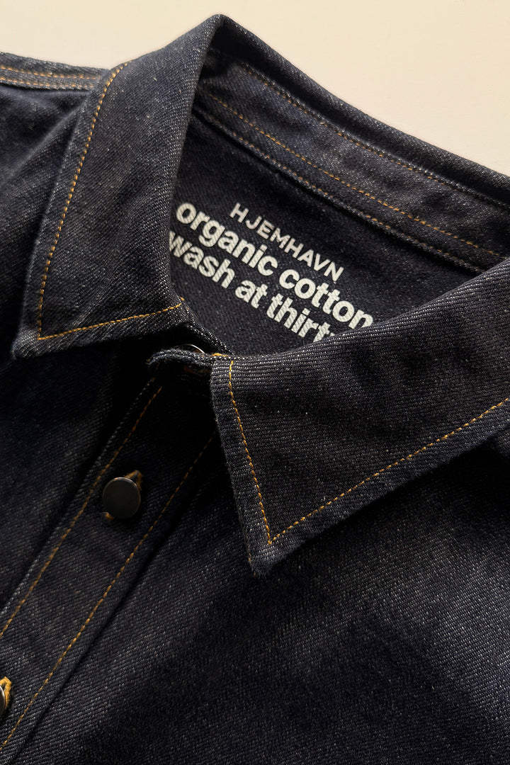Rinsed Wash Denim Overshirt