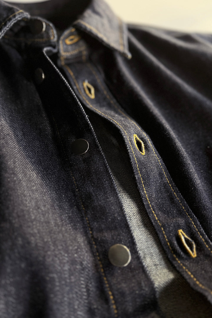 Rinsed Wash Denim Overshirt