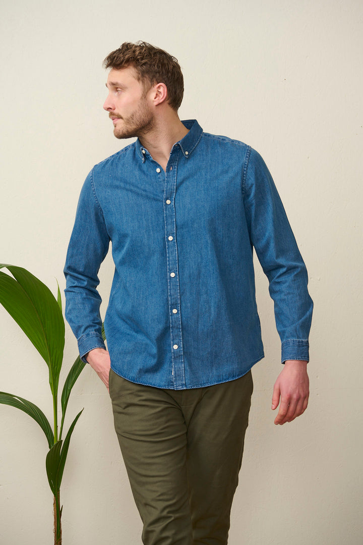 Denim Shirt - Dark Wash