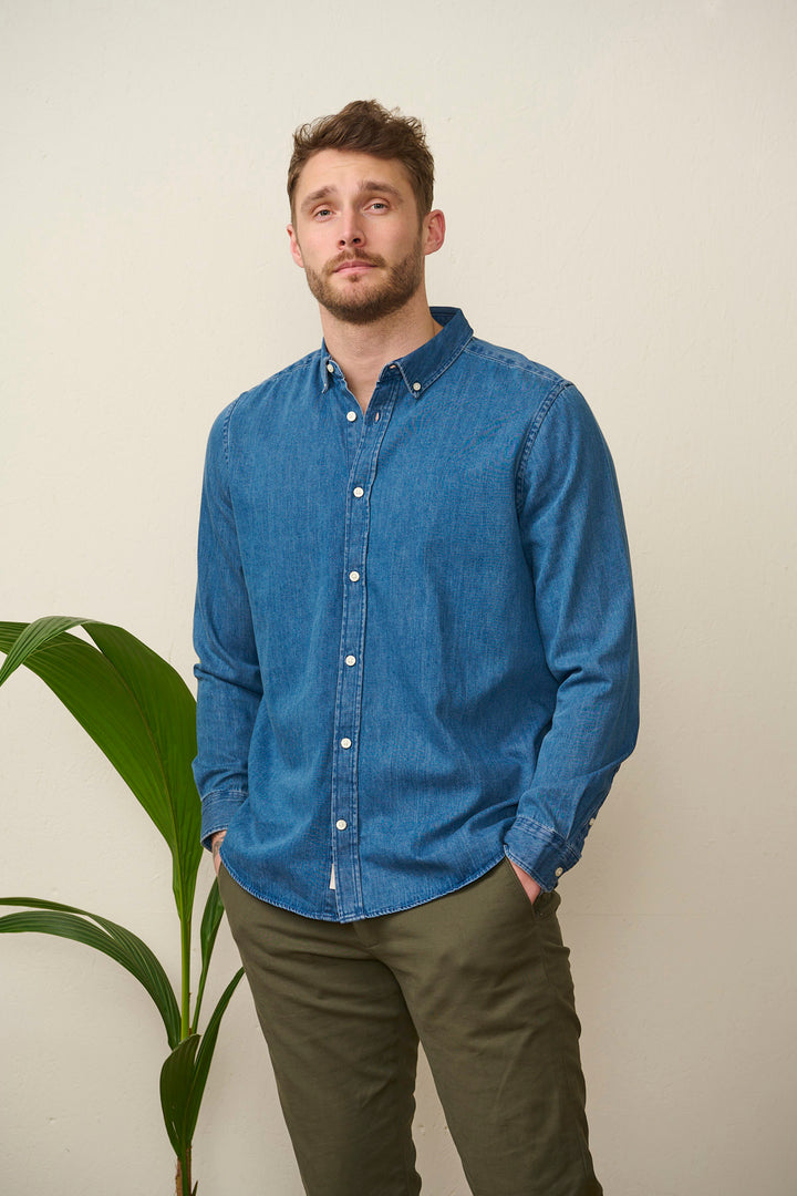 Denim Shirt - Dark Wash