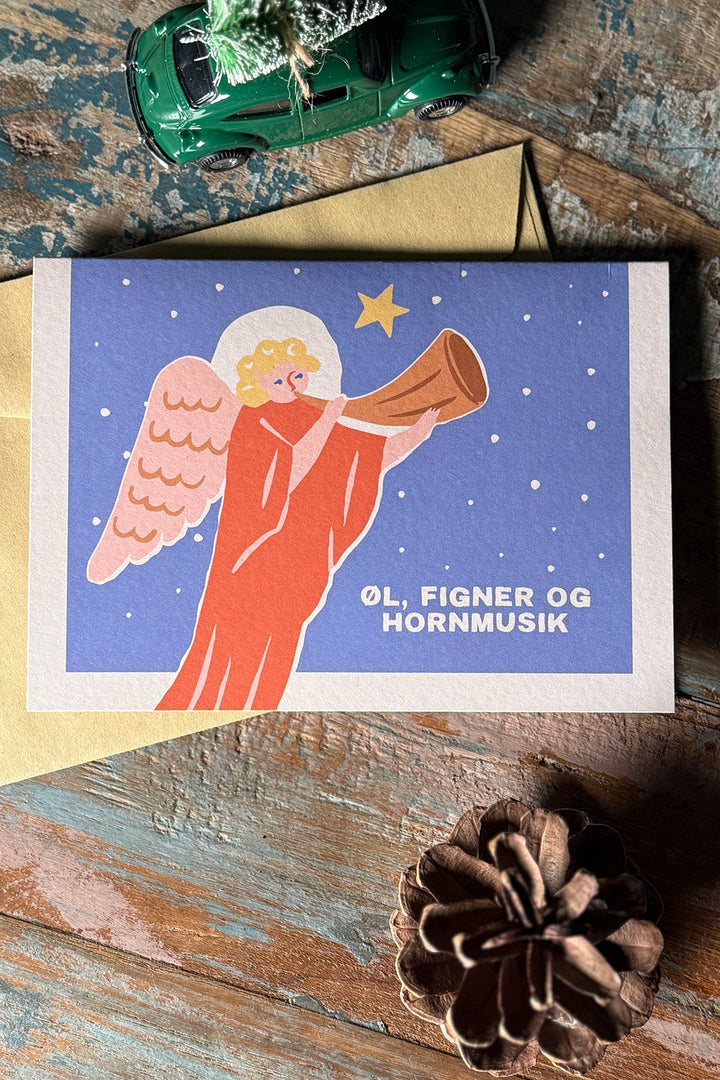 Weihnachtskarte (5er-Pack) "Harbor Angels"