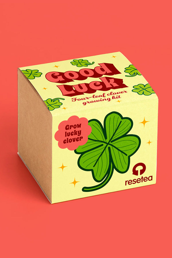 Viel Glück – Anzuchtset für vierblättriges Kleeblatt