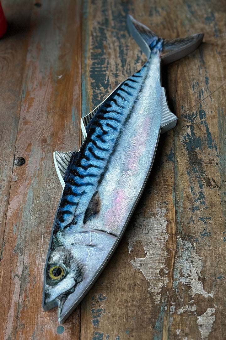 Handbemalter Holzfisch