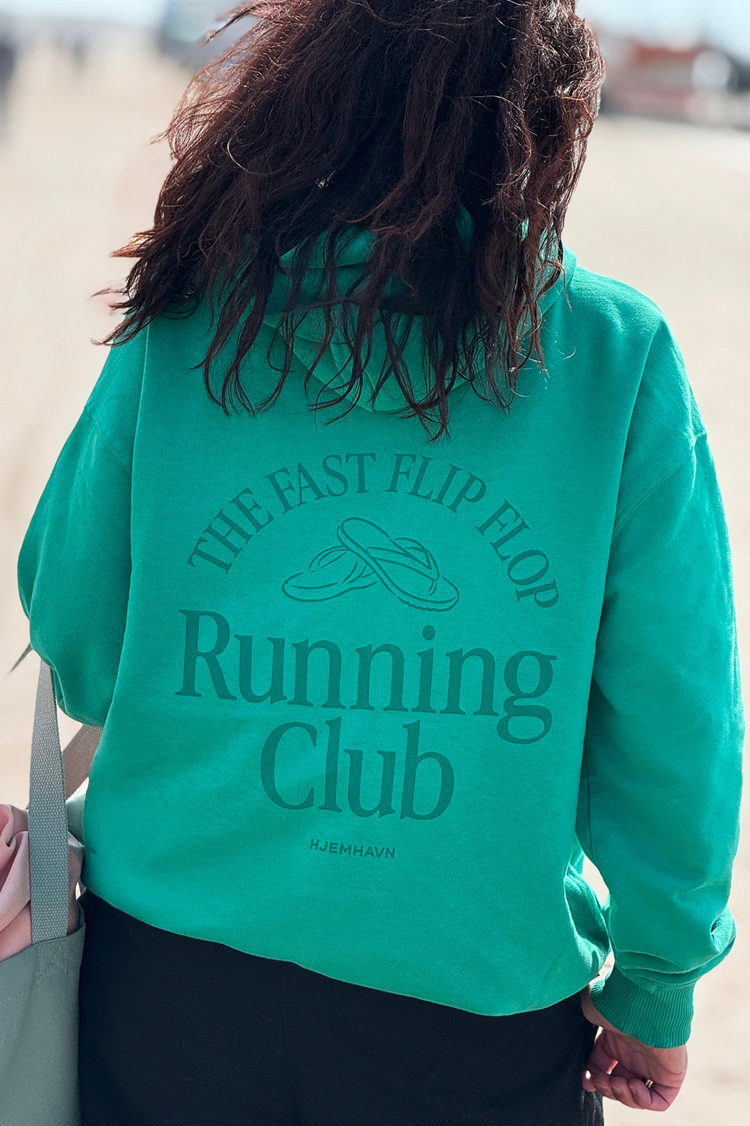 Boxy Hoodie "Running Club"