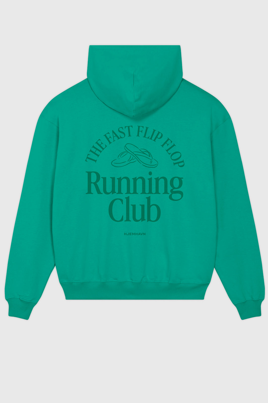 Boxy Hoodie "Running Club"