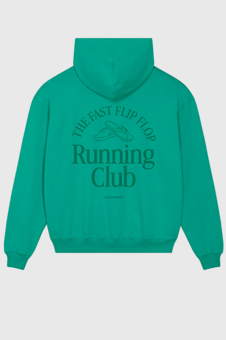 Boxy Hoodie "Running Club"