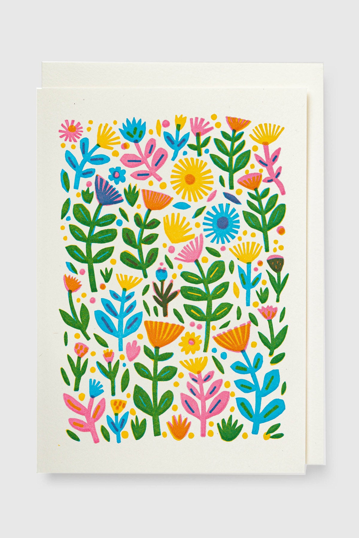 Letterpress Card "Flowers"