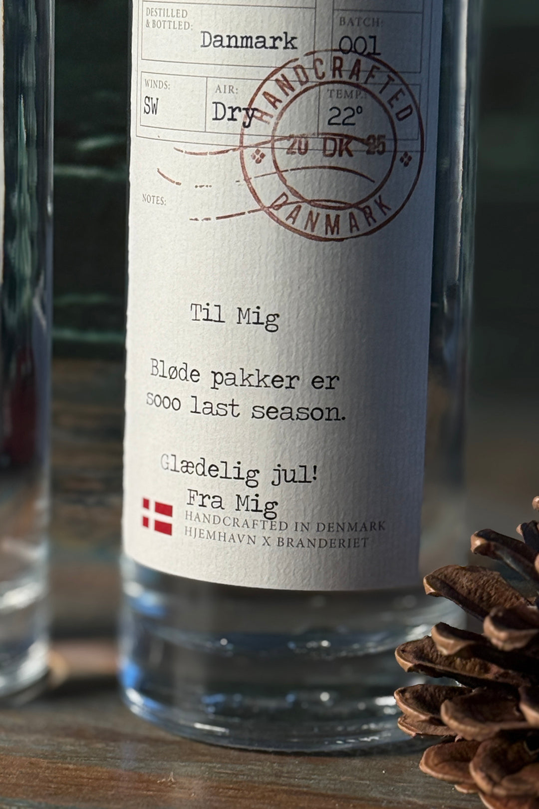 Logbook Gin "med personlig hilsen/etiket"