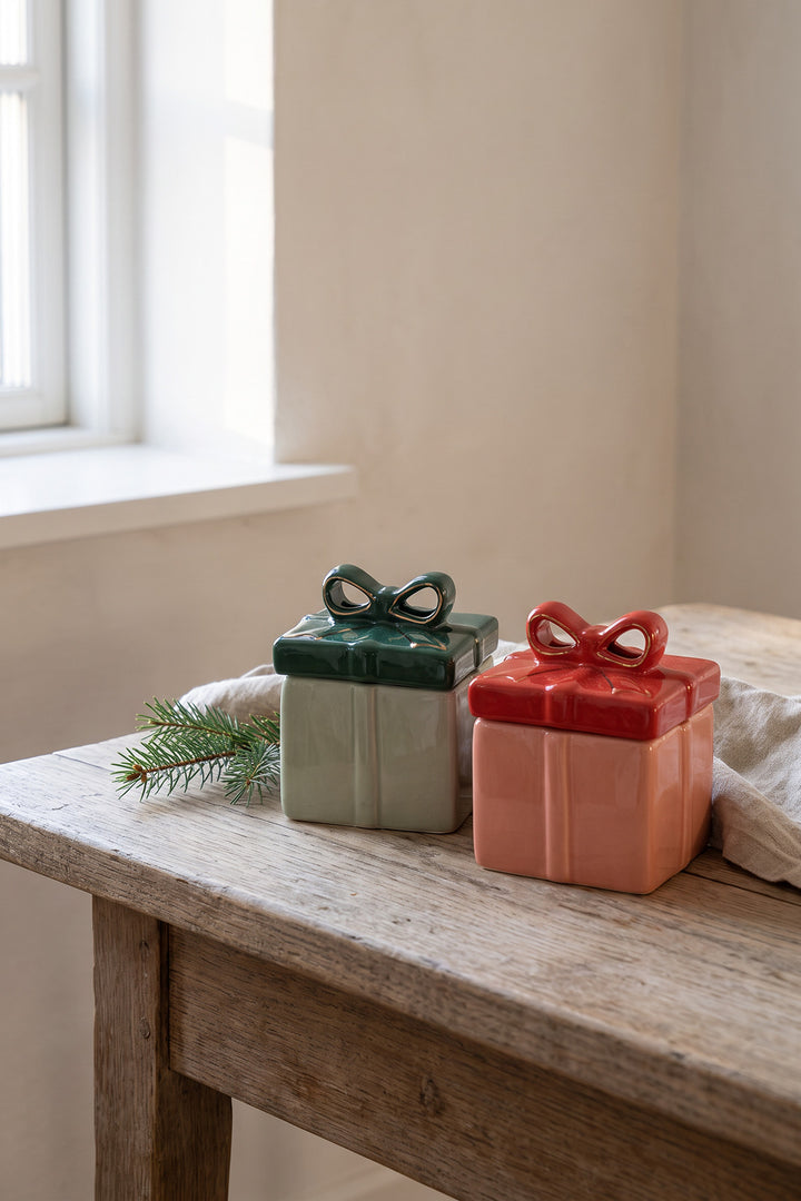 Geschenkboxen aus Porzellan (2 Stk.)
