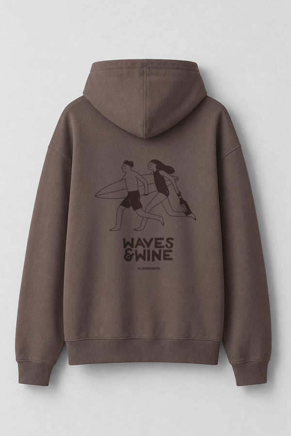 Hoodie "Waves & Wine"