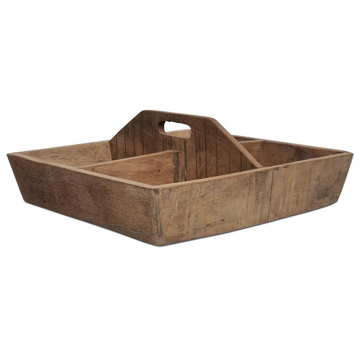 Træbakke med greb - Genbrugstræ