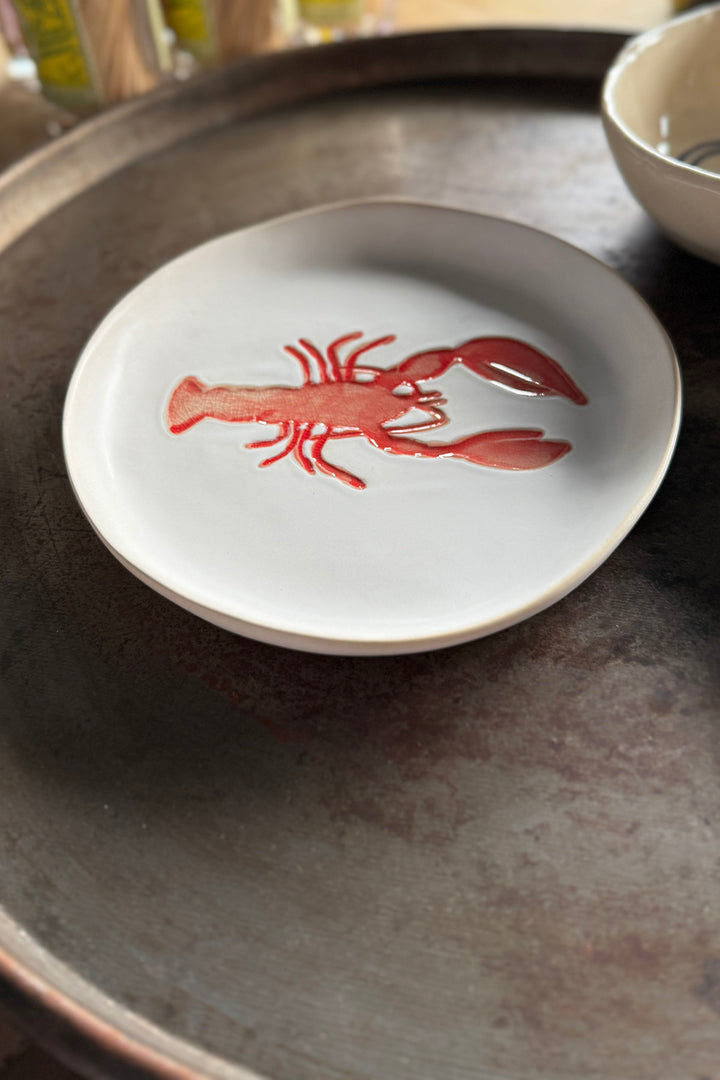 Keramikteller "Hummer" Ø23 cm