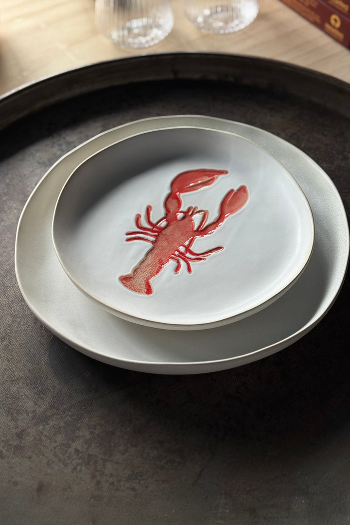 Keramikteller "Hummer" Ø23 cm