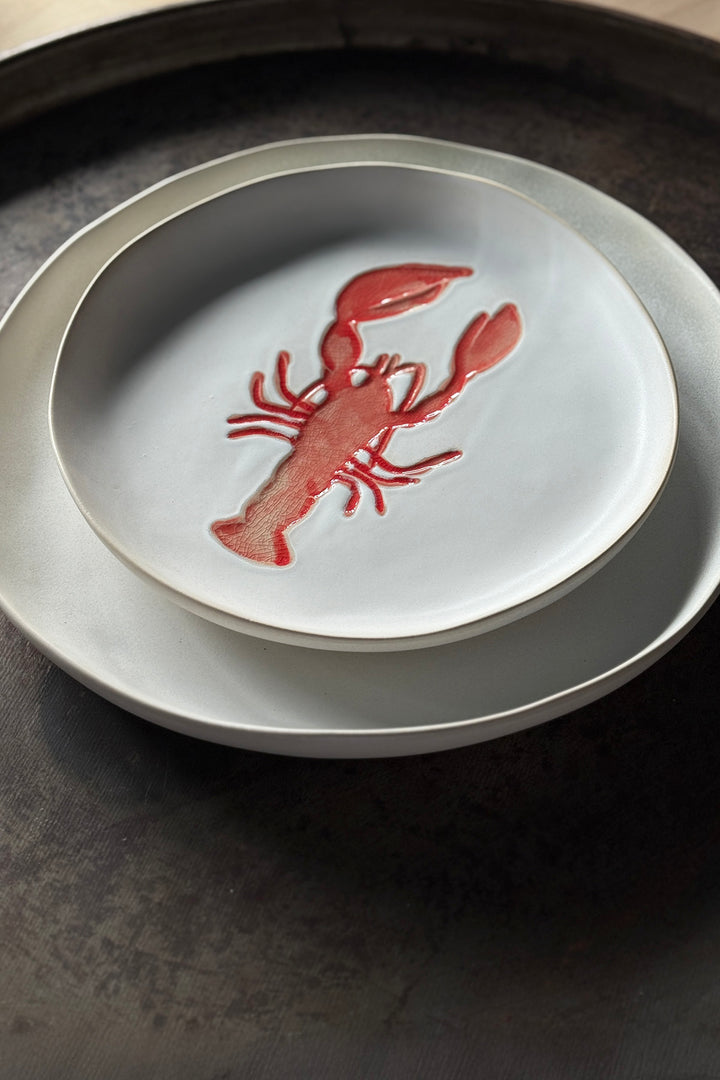 Keramikteller "Hummer" Ø23 cm