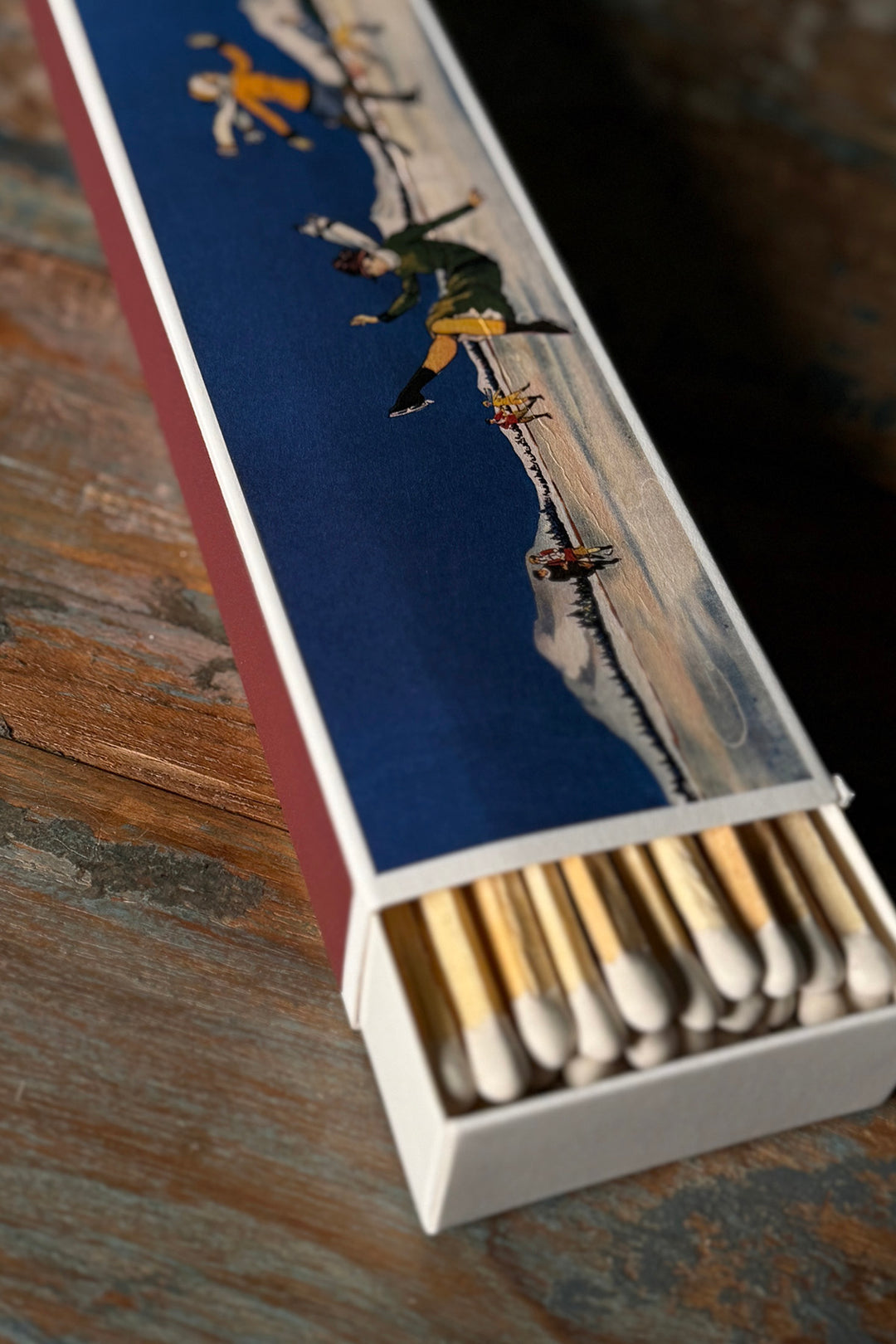 Lange Streichhölzer "Ice Skating"