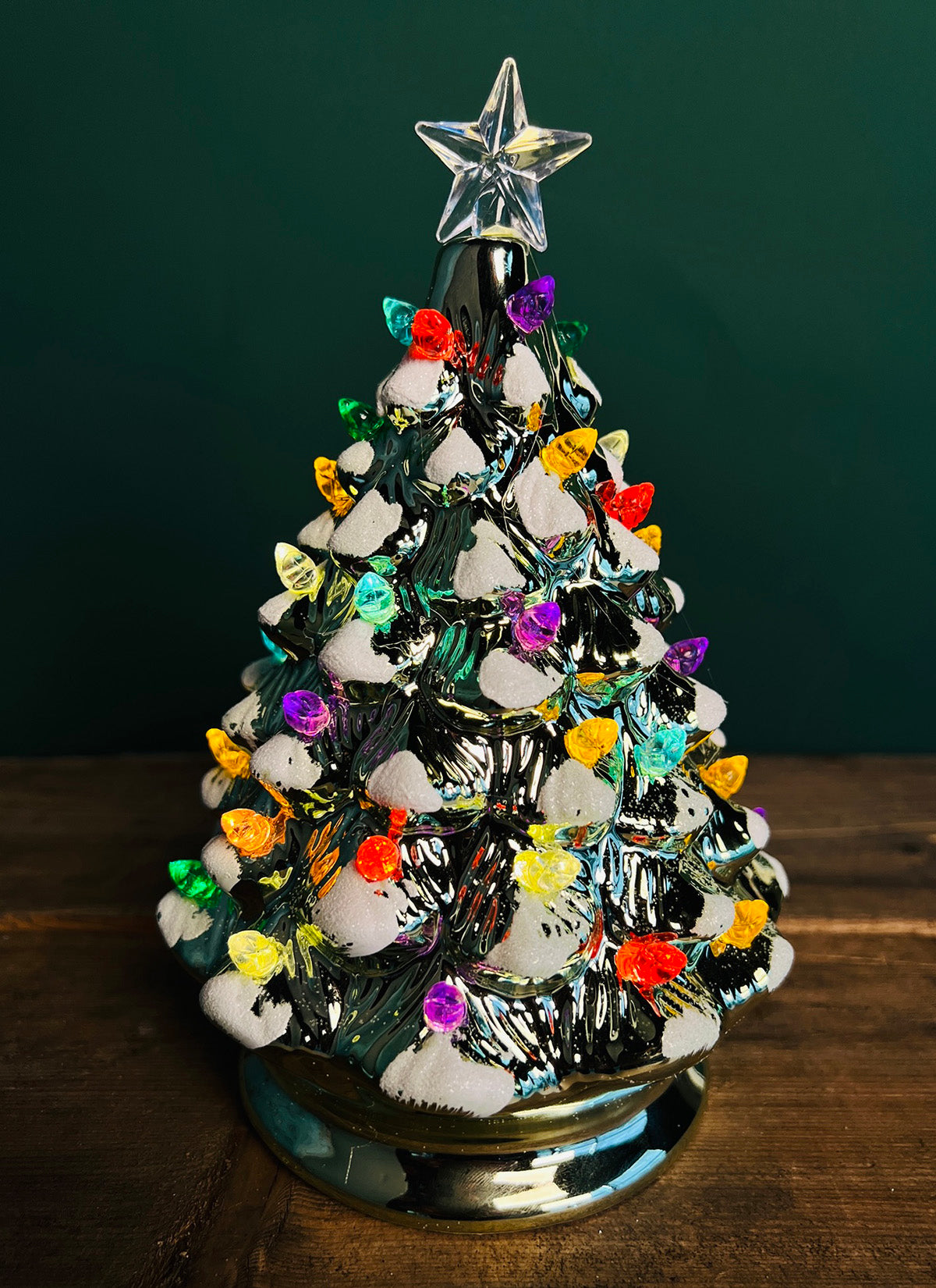 Weihnachtsbaum - Porzellan & LED