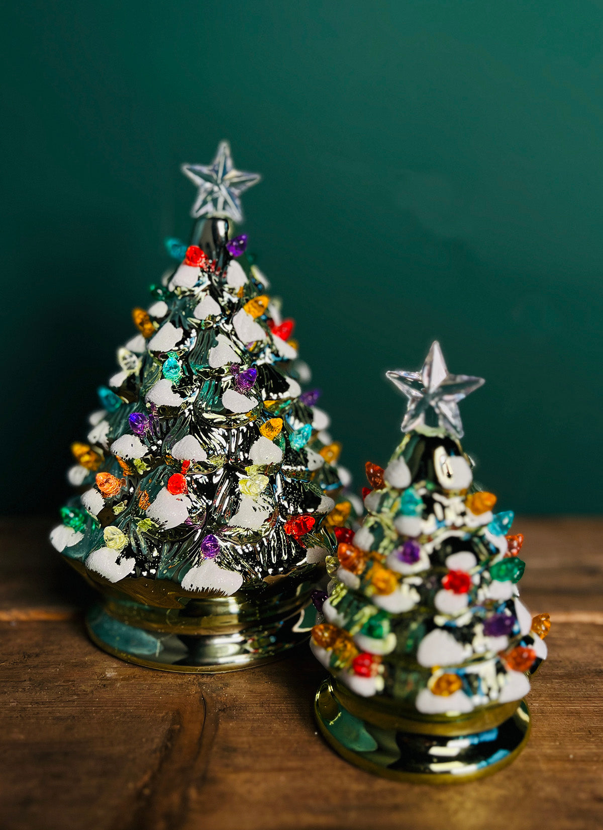 Weihnachtsbaum - Porzellan & LED