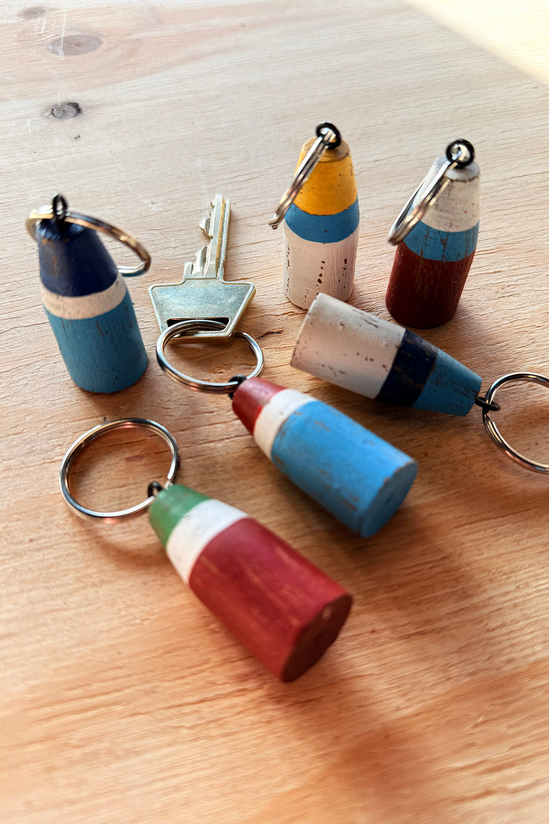 Schlüsselanhänger "Boje" - Holz